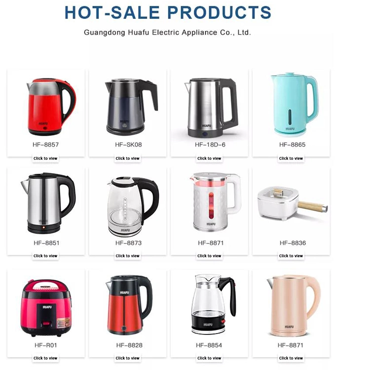 Electric Kettle Glass 1.8L Stainless Steel Bottom with Blue LED Light Coffee Pot 360 Degree Rotation Kettle